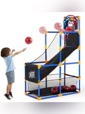 Kids Indoor Basketball Arcade Game - Blue/Black